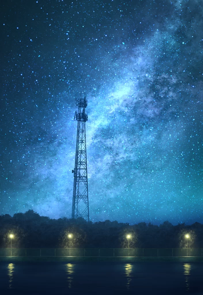 Landscape Digital Art 2K Blue Black Wallpaper