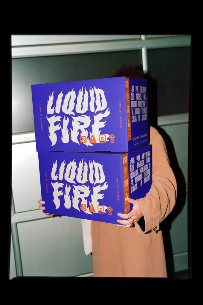 Liquid Fire Craft Beer Packaging