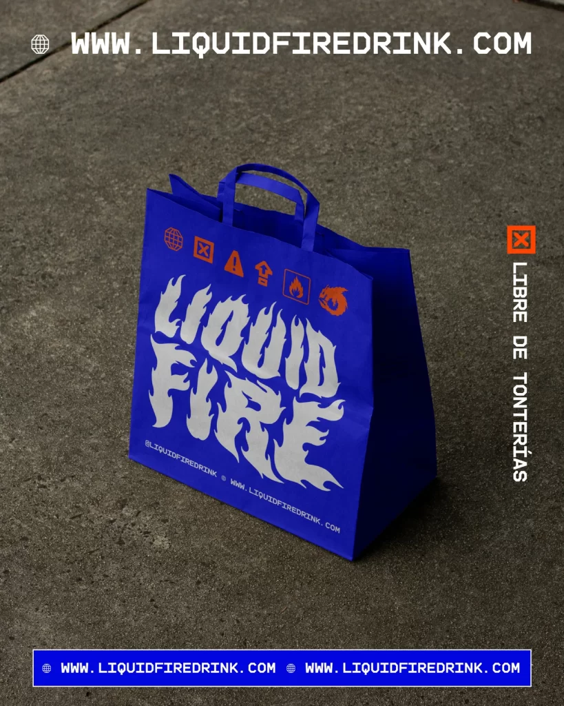 Liquid Fire Drink Packaging