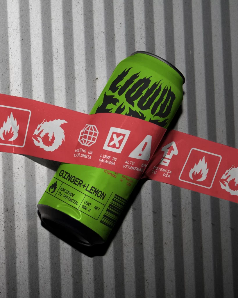 Liquid Ginger + Lemon Packaging