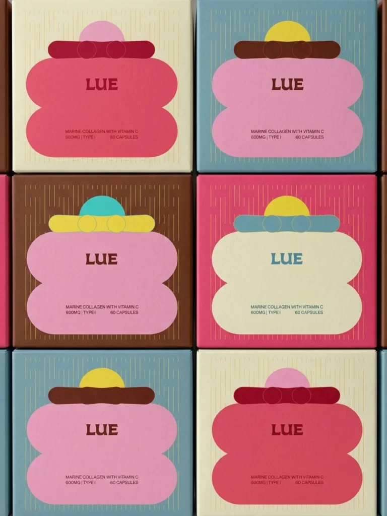 Lue Marine Collagen with Vitamin C Packaging
