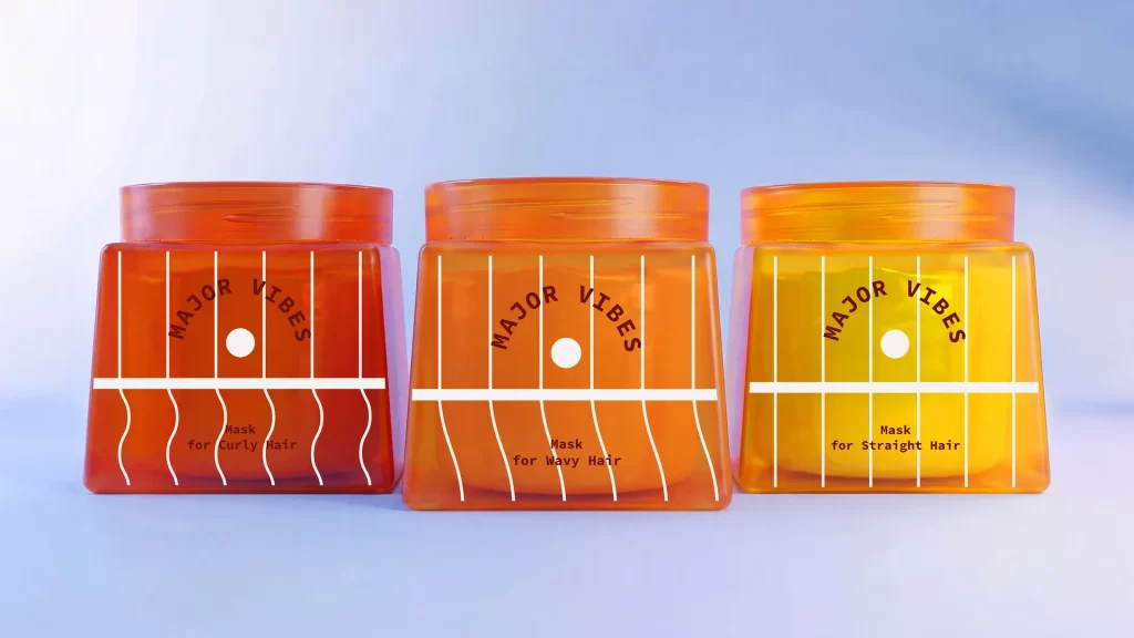 Major Vibes Hair Mask Packaging