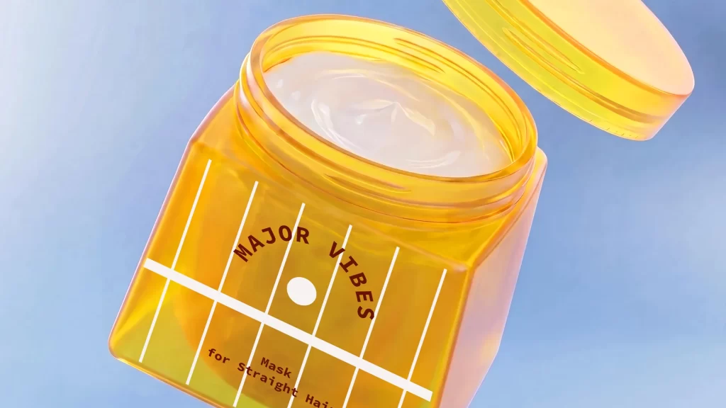 Major Vibes Mask for Straight Hair Packaging