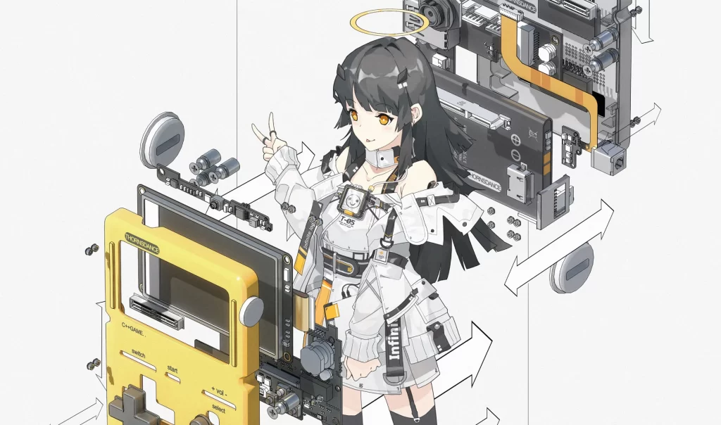 Mechanical Girl Digital Art 1080p Wallpaper