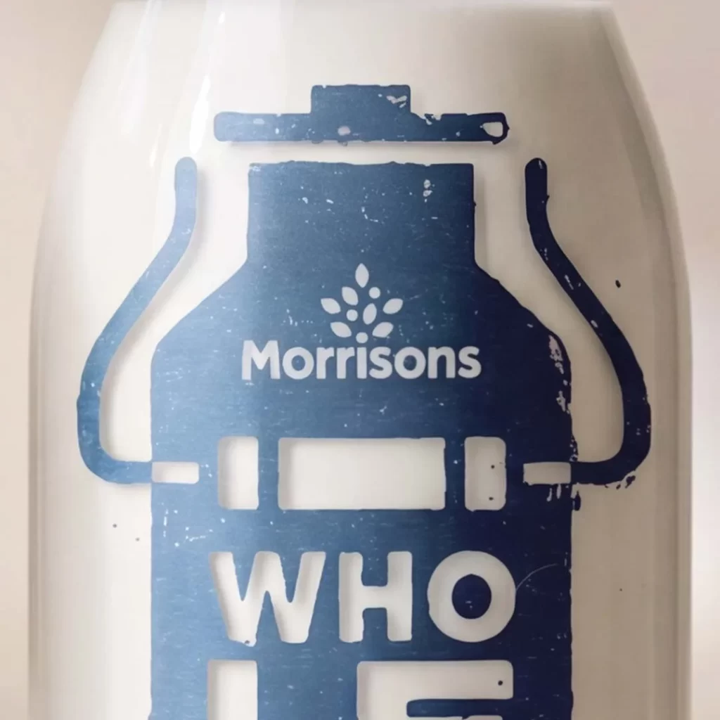 Morrisons Milk White Resembling Packaging