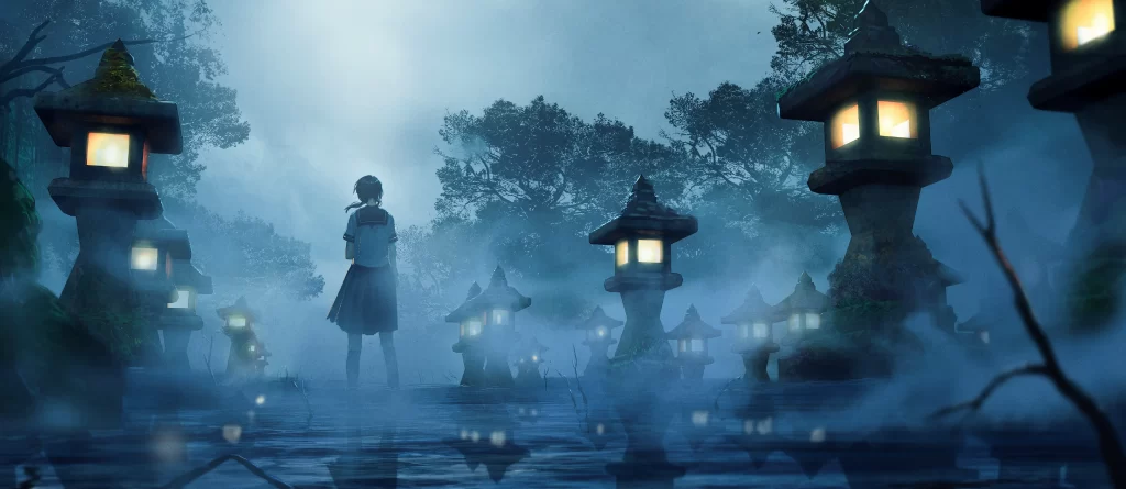 Mysterious Forest Path Fantasy Art 1080p Wallpaper
