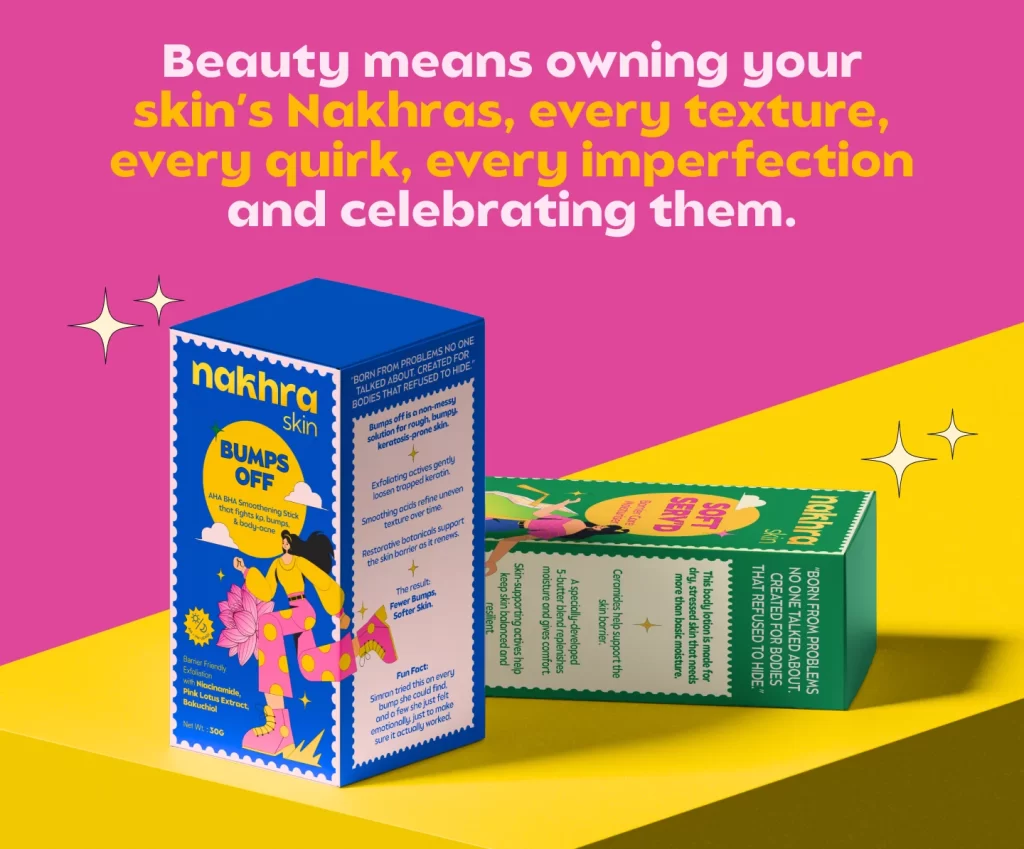 Nakhra Bumps Off Yellow Color Packaging
