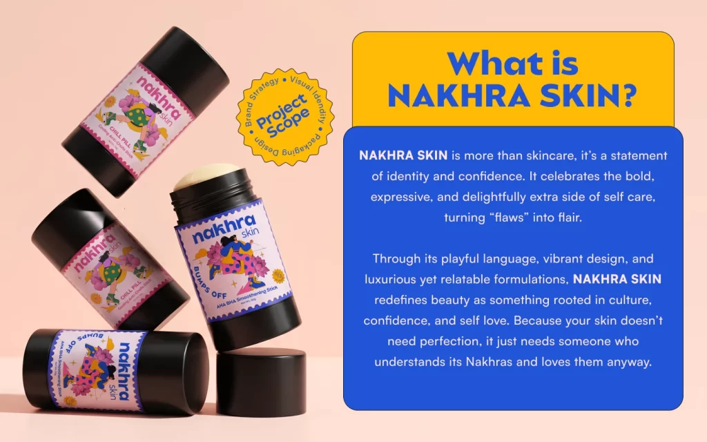 Nakhra Skincare Stick Packaging