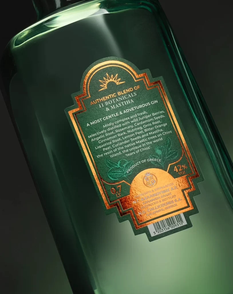 Old Gin Packaging