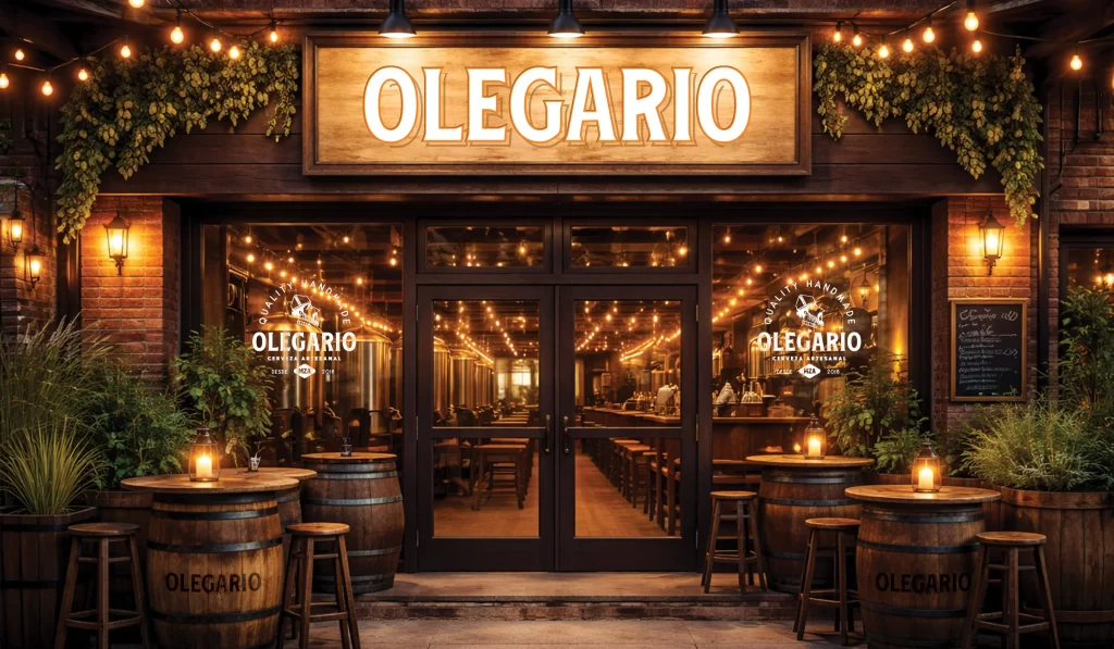 Olegario Craft Beer Rustic Inviting Packaging