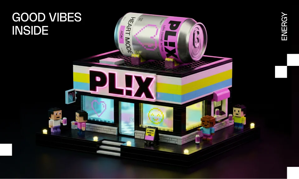 PLX Energy Drink Large Silver Packaging