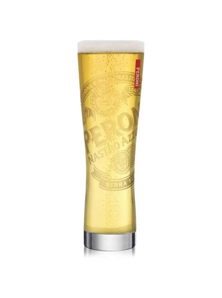 Peroni Nastro Azzurro Tall Pint Glass