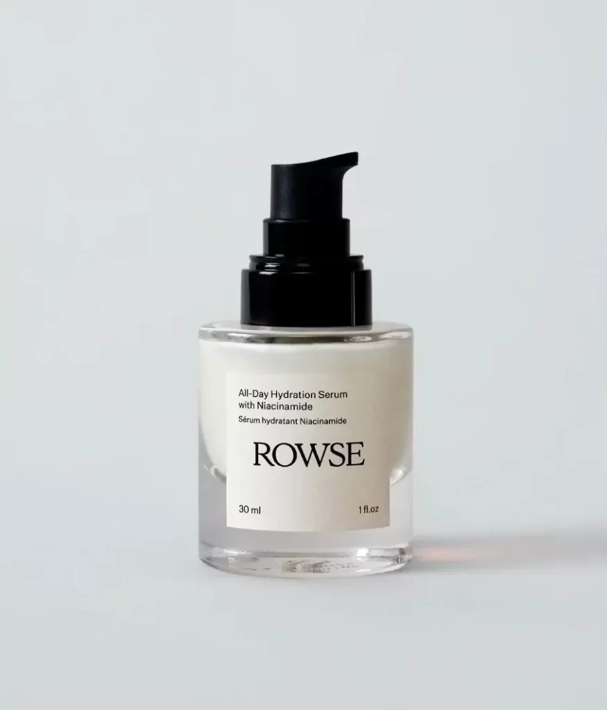 Rowse All-Day Hydration Serum with Niacinamide Packaging 2