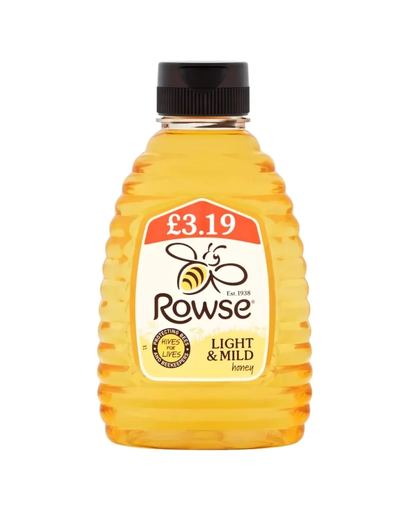 Rowse Light & Mild Honey Packaging