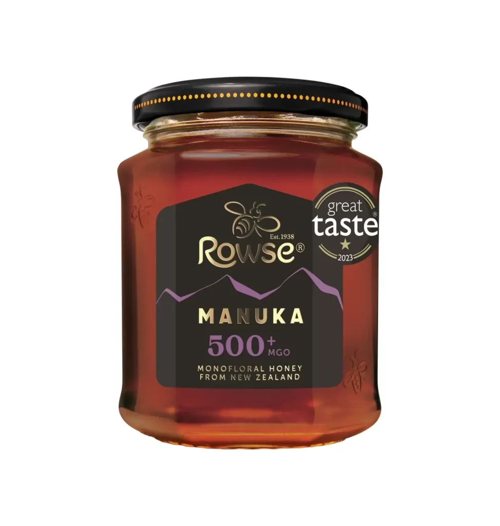 Rowse Manuka 500+ MGO Packaging