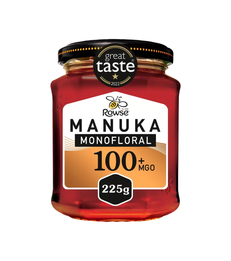 Rowse Manuka Monofloral 100+ MGO Packaging