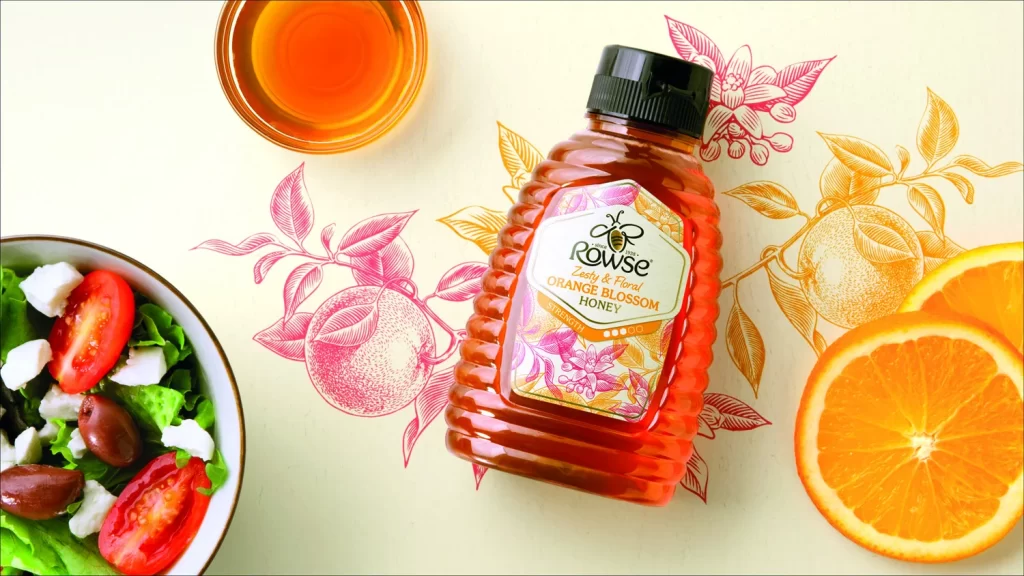 Rowse Orange Blossom Honey Packaging