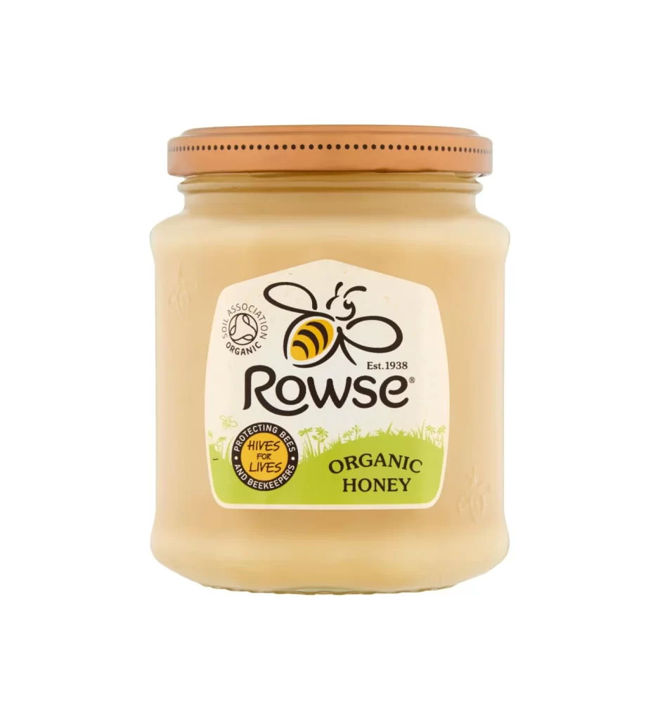 Rowse Organic Honey Packaging