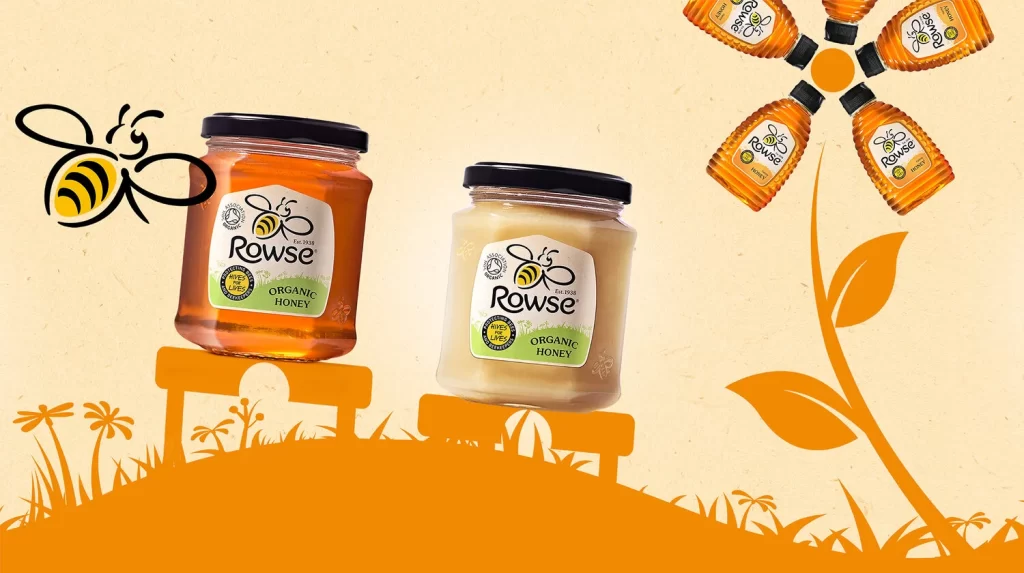 Rowse Organic Honey Packaging 3