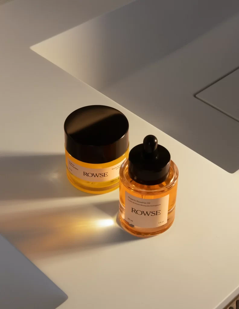Rowse Organic Rosehip Oil Packaging