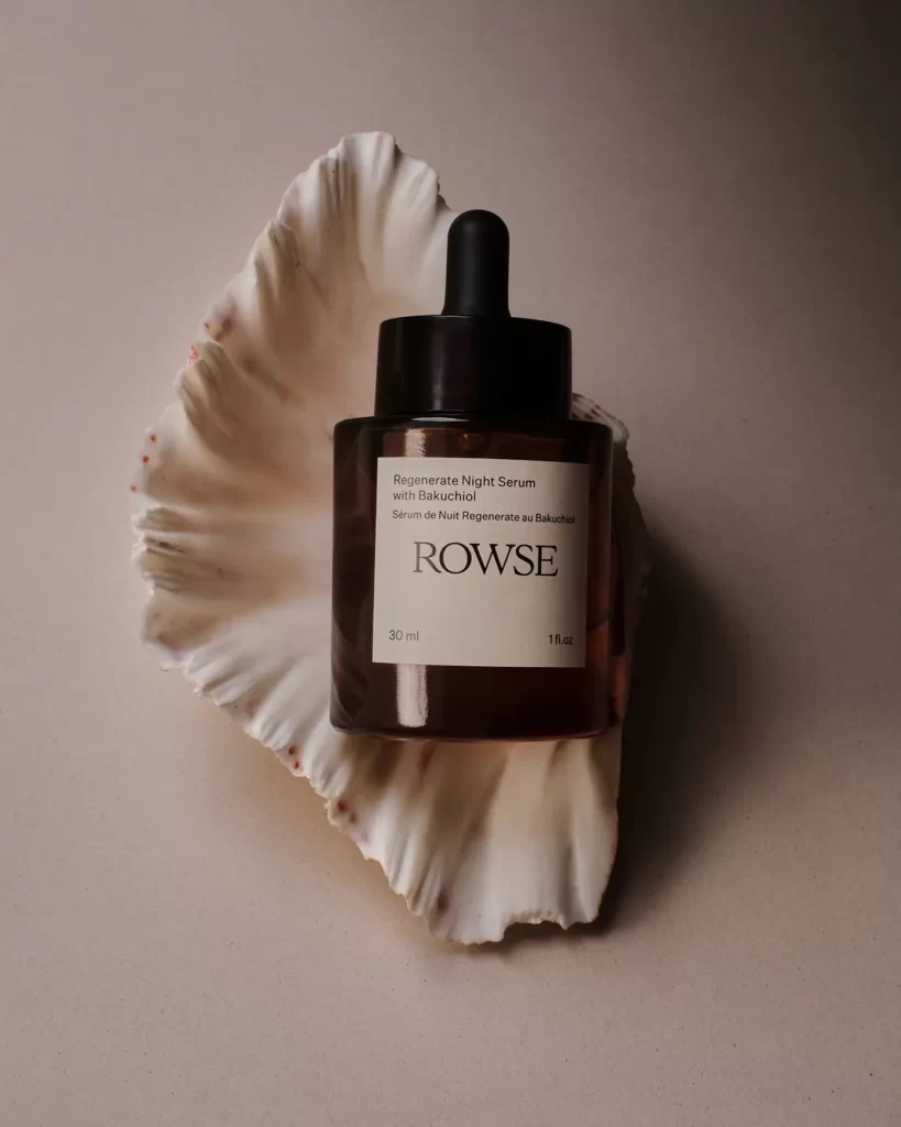 Rowse Regenerate Night Serum with Bakuchiol Packaging