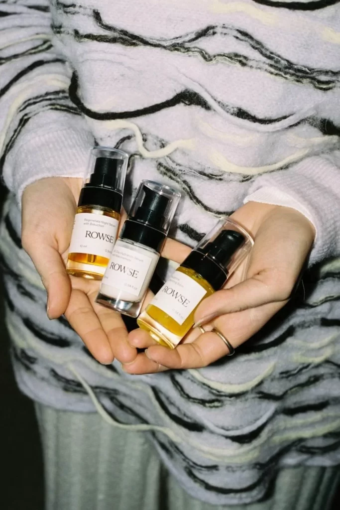 Rowse Skincare Serum Packaging