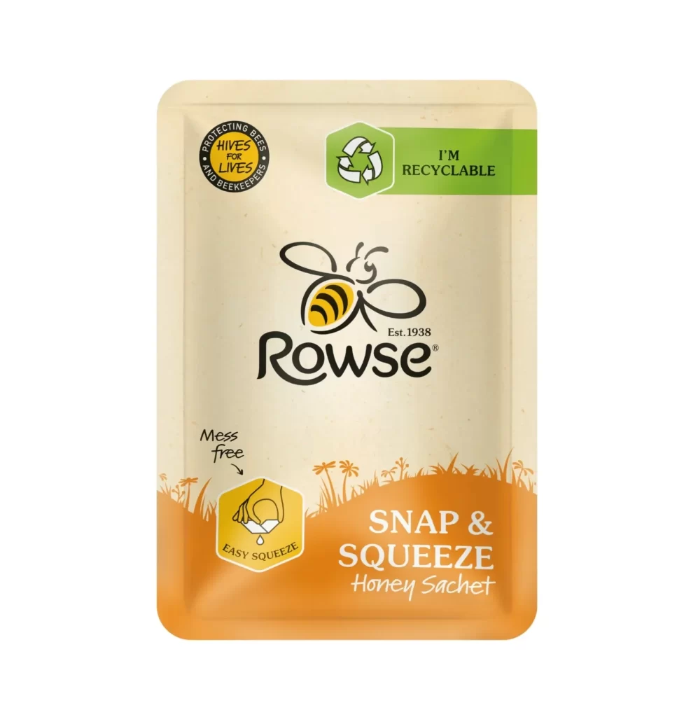 Rowse Snap & Squeeze Honey Sachet Packaging