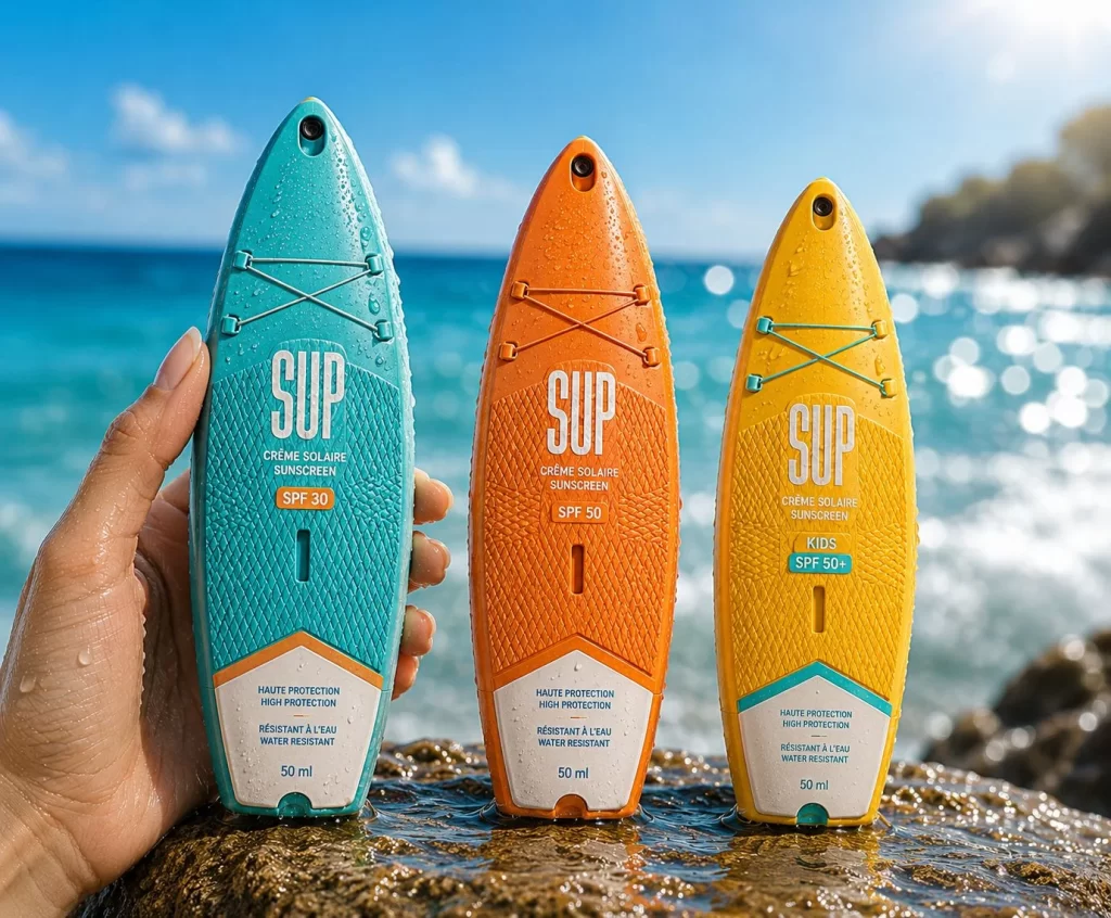 SUP Sunscreen Designed Resemble Packaging