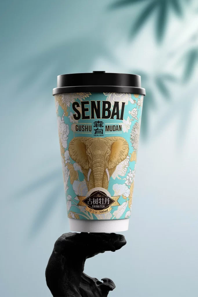 Senbai Gushu Mudan Packaging Paper