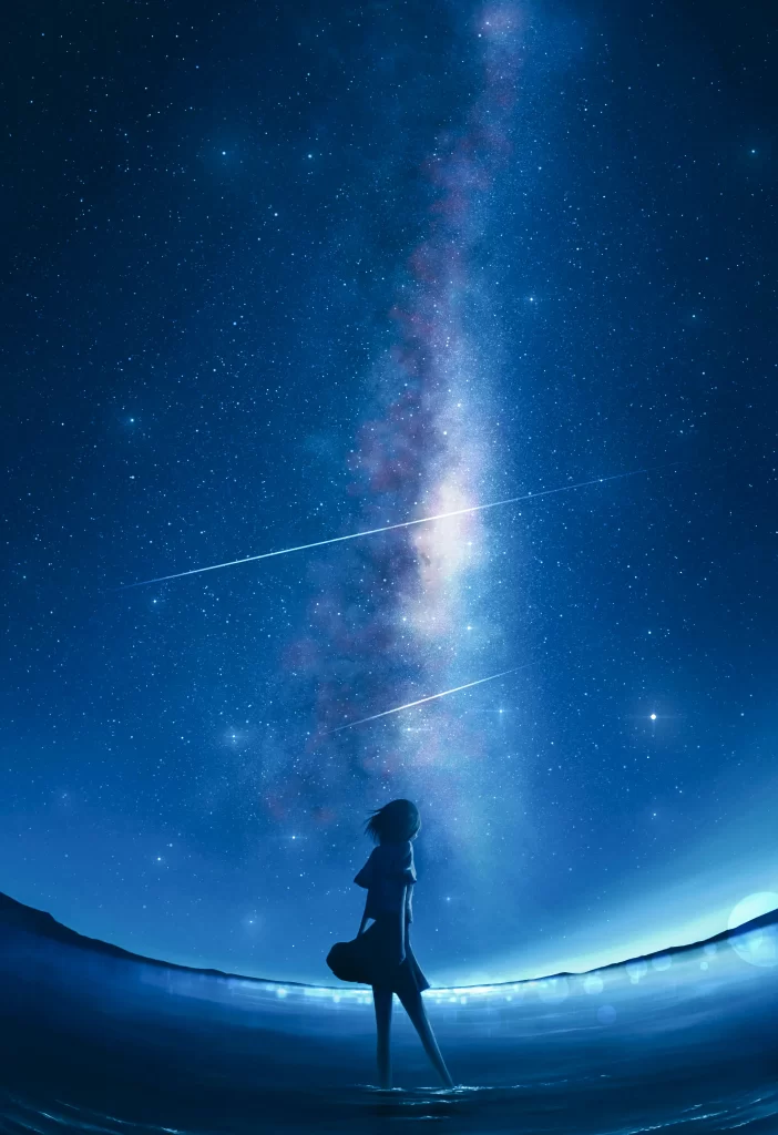 Silhouette of a person Digital Art 2K Wallpaper