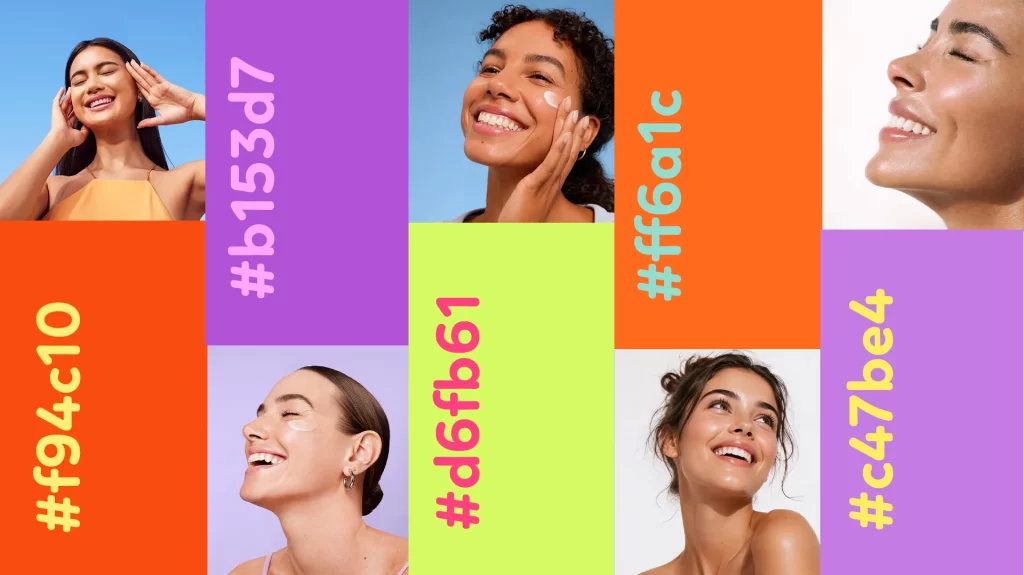 Skincare Colorful Collage Packaging