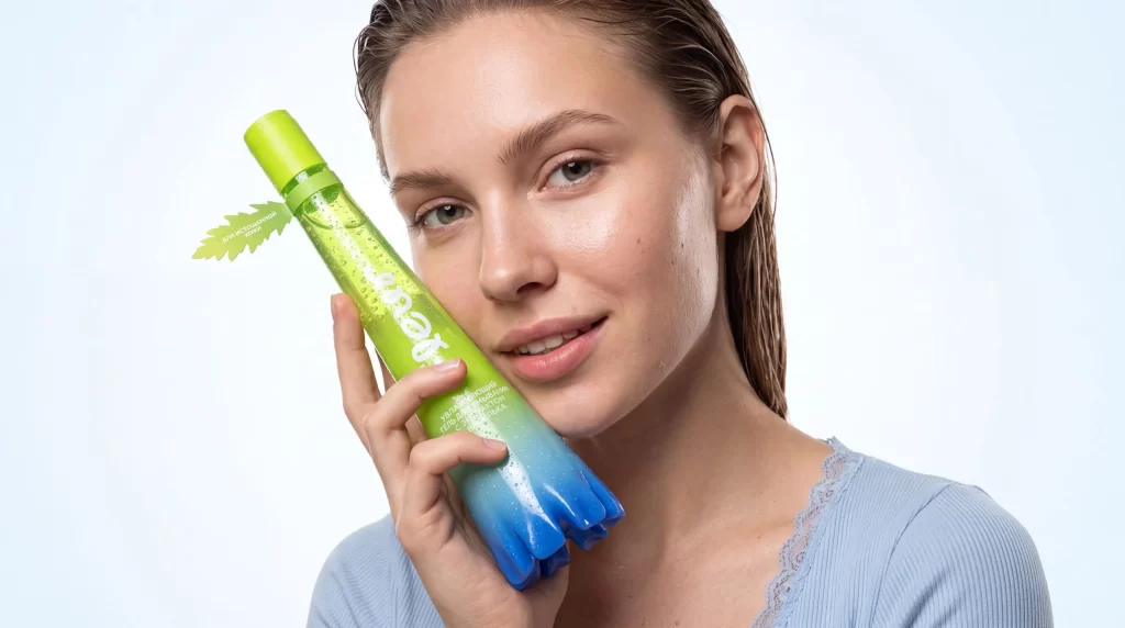Skincare Green Includes Packaging
