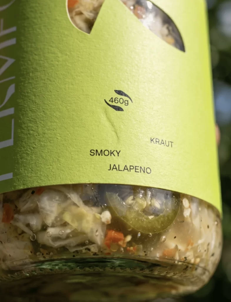 Smoky Jalapeno Kraut Packaging