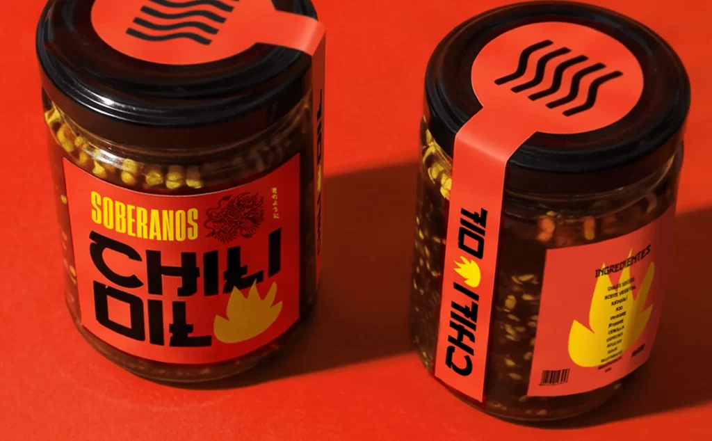 Soberanos Chili Oil Black Reads Packaging