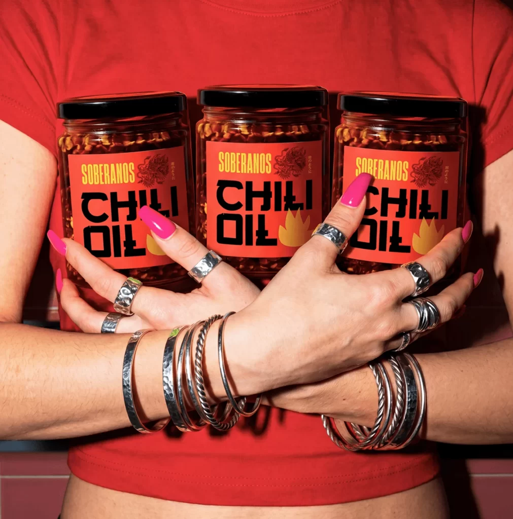 Soberanos Chili Oil Packaged Transparent Packaging