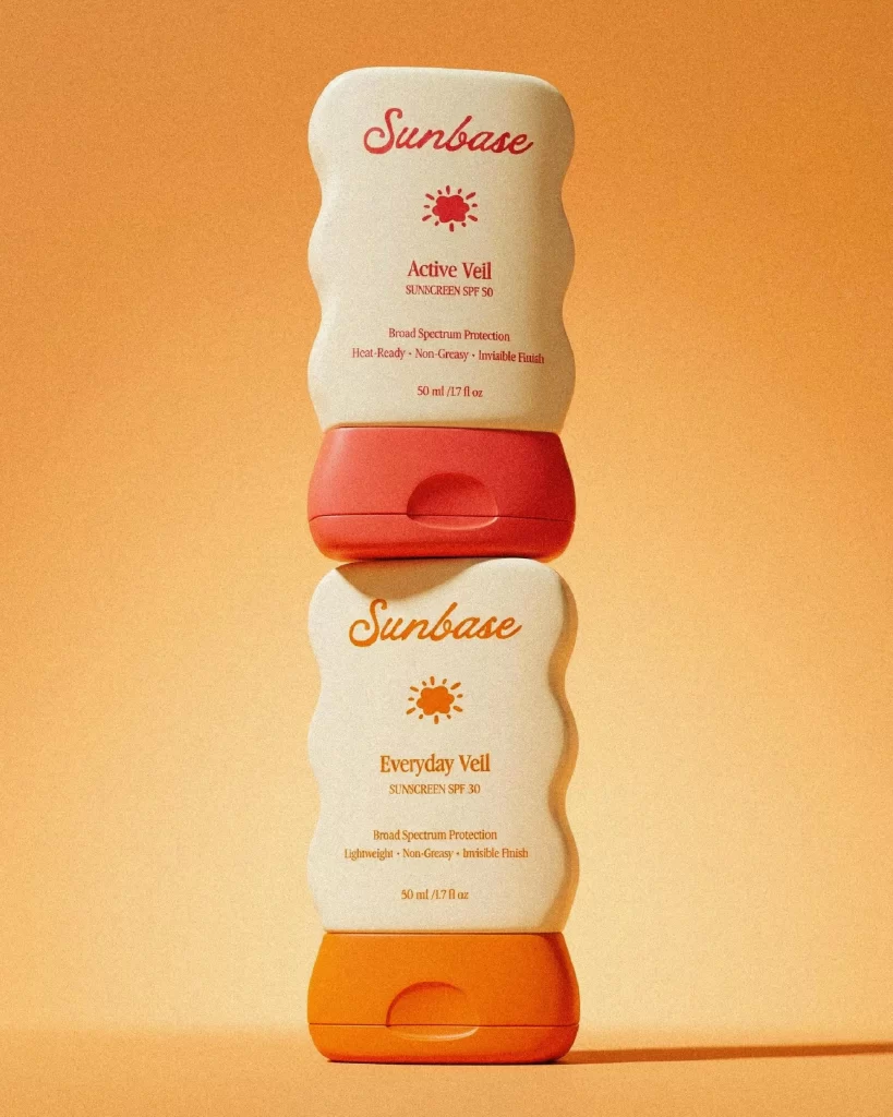 Sunbase Active Veil Sunscreen SPF 50 White Includes Packaging