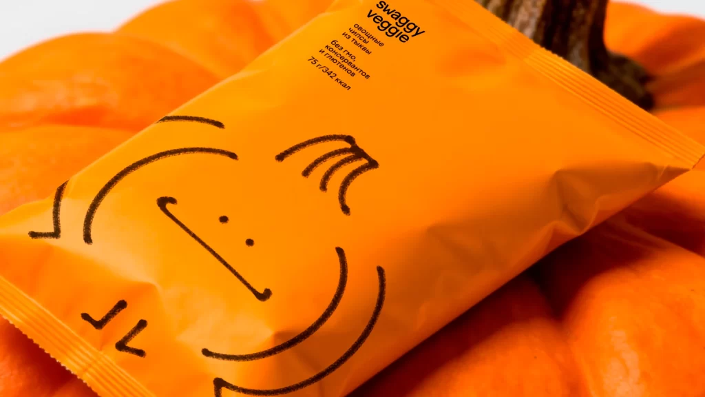 Swaggy Veggie Pumpkin Snack Packaging