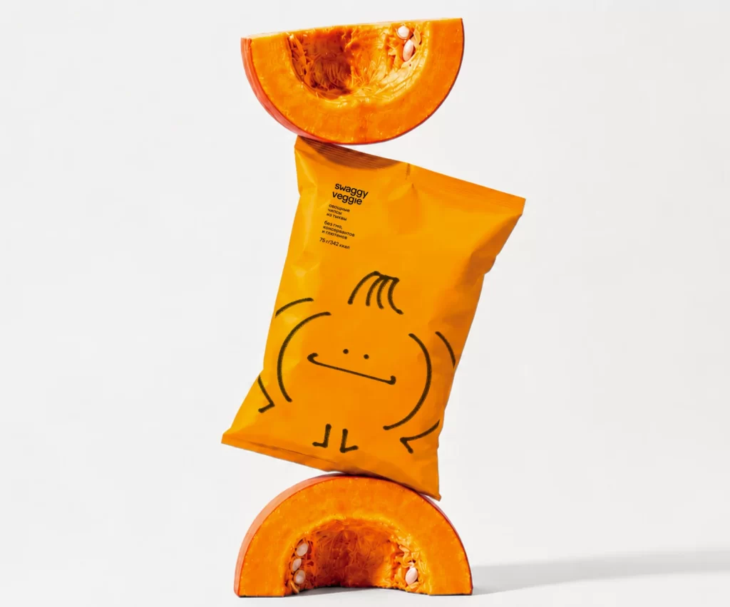 Swaggy Veggie Pumpkin Snacks Packaging