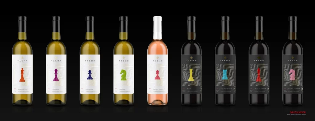 Tabiya Wine Series Bottles Packaging