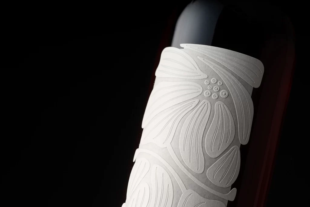 Wine White Intricate Packaging