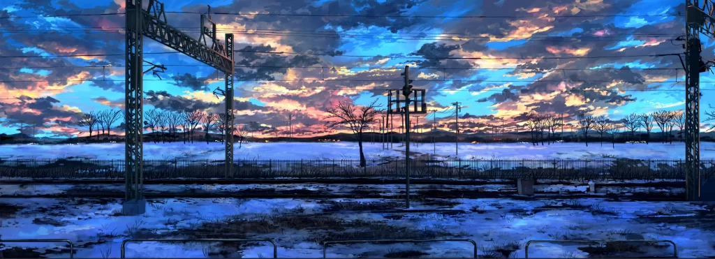 Winter Landscape Digital Art 1080p Wallpaper