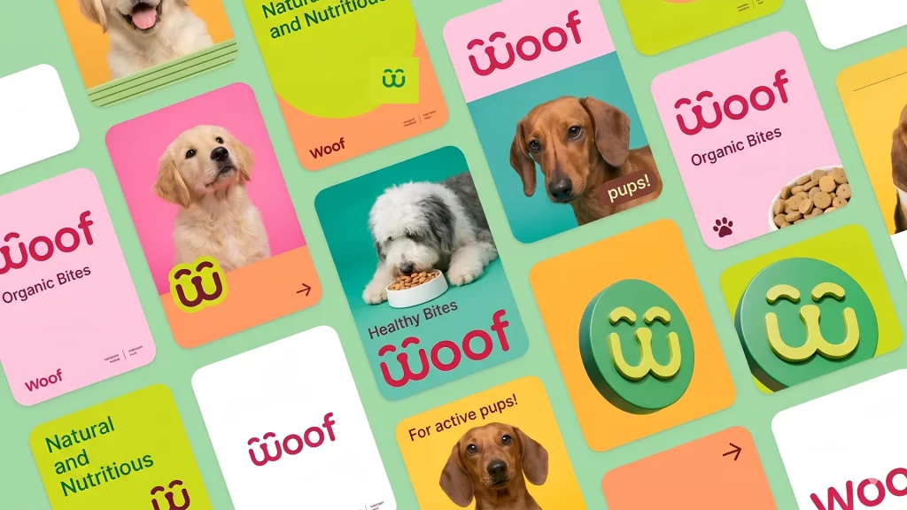 Woof Dog Treats Packaging