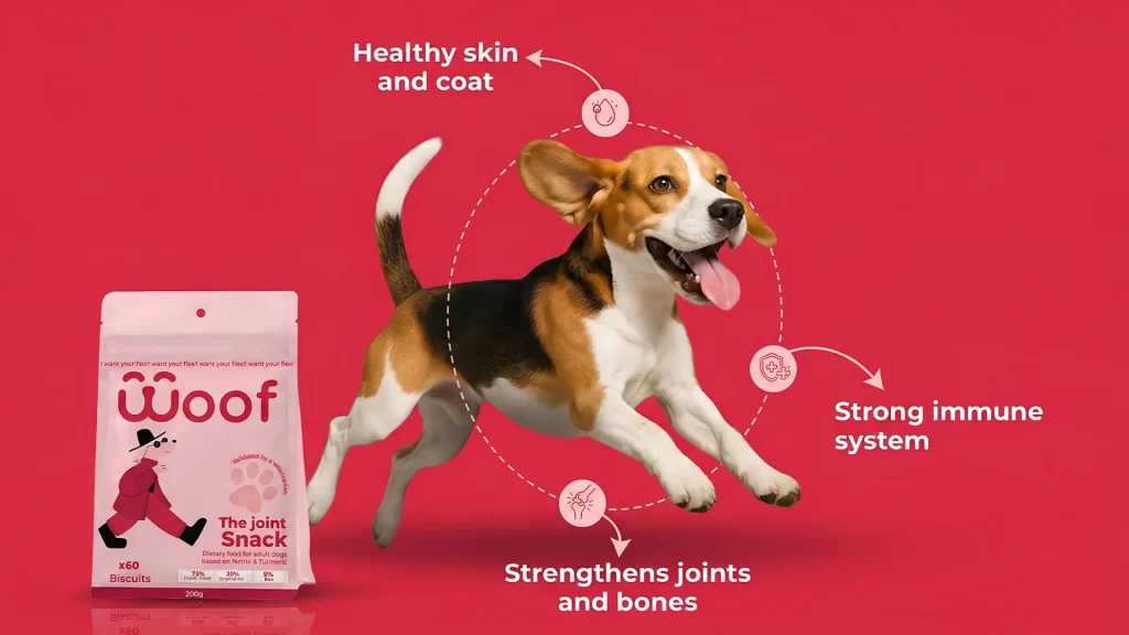 Woof The Joint Snack Pouch Cartoon Packaging