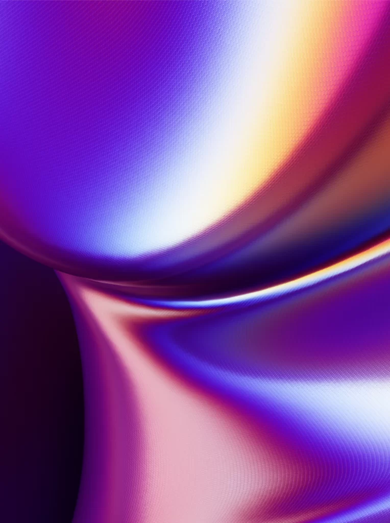 Abstract Artwork Purple Blue Gradient Fluid