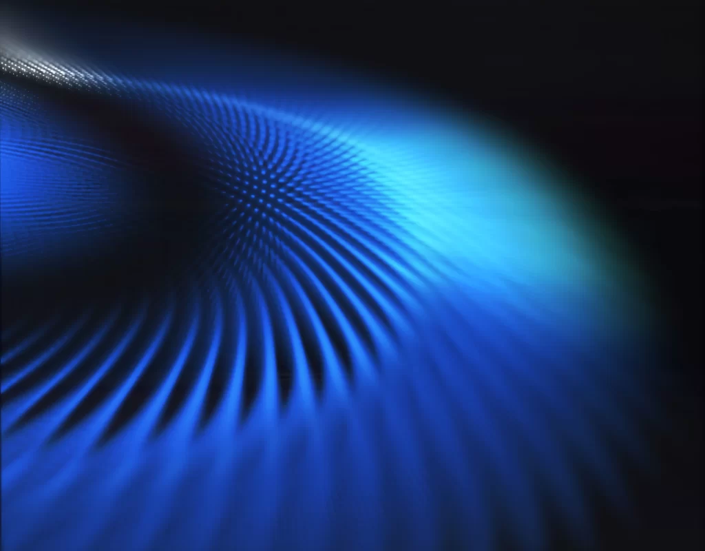 Abstract Blue Black Futuristic