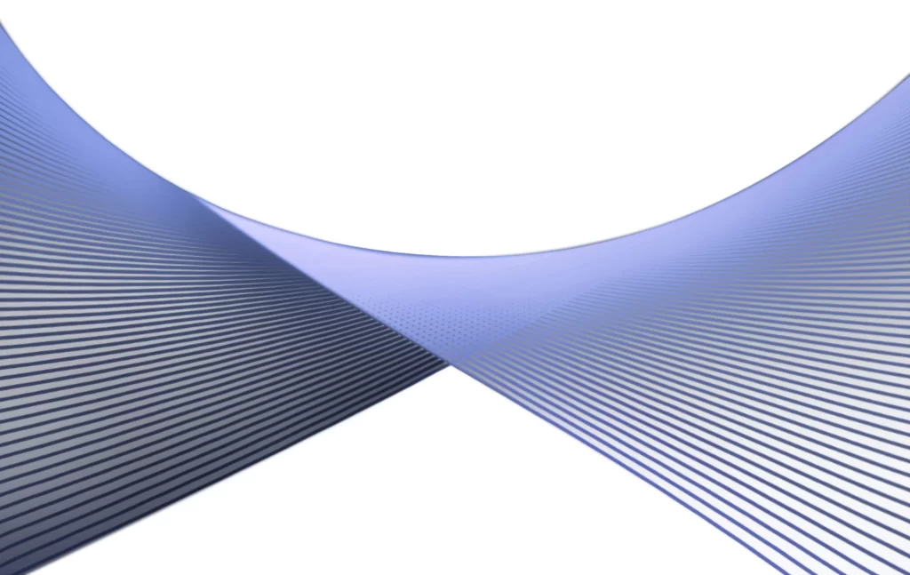 Abstract Blue Black Lines Curved