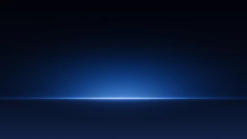 Abstract Blue Dark Horizon