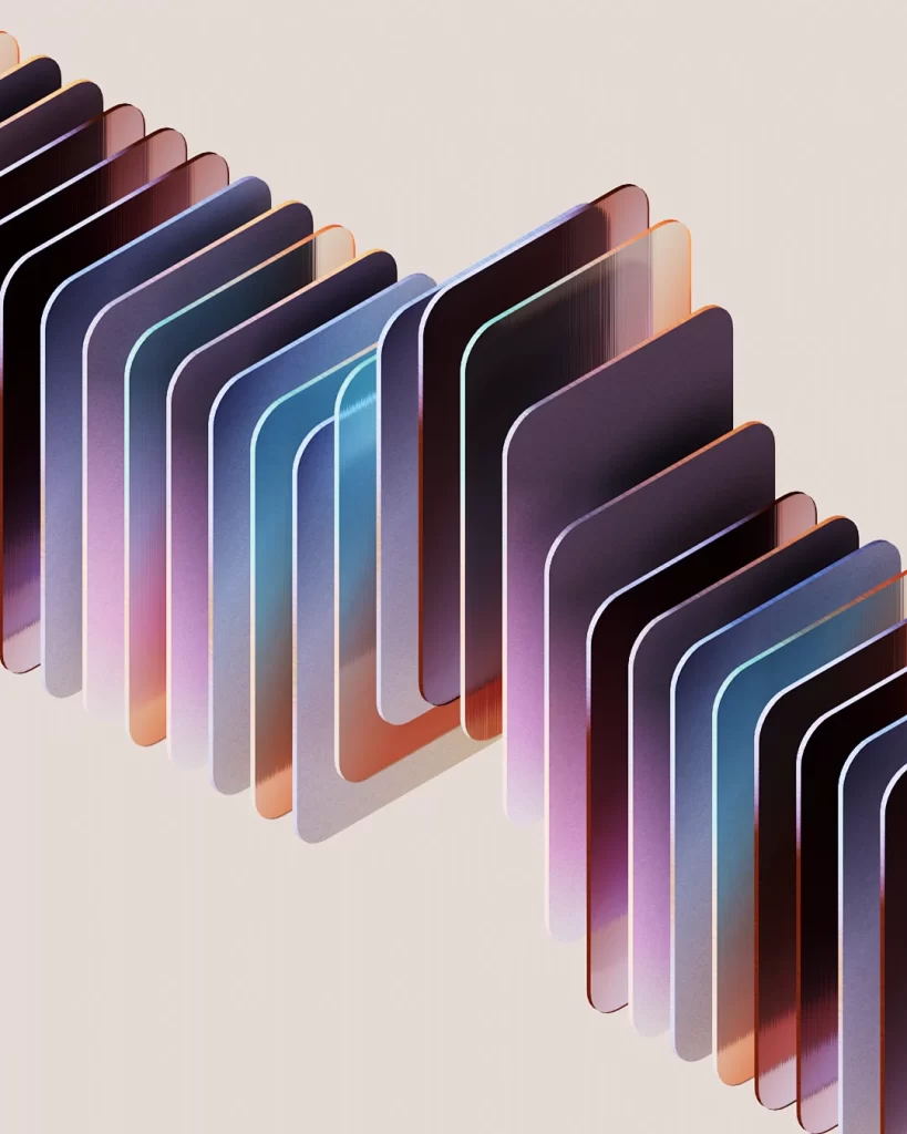 Abstract Colorful Gradient Geometric