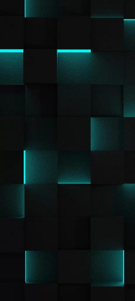 Abstract Dark Teal Highlights Geometric Shapes