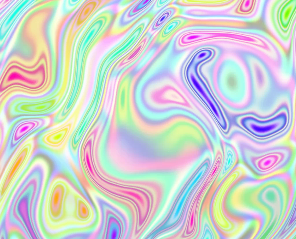 Abstract Fluid Pastel Hues Dreamlike